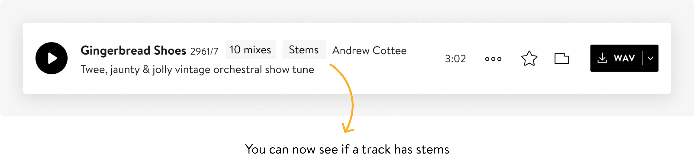 Shows how to find stems on a Track